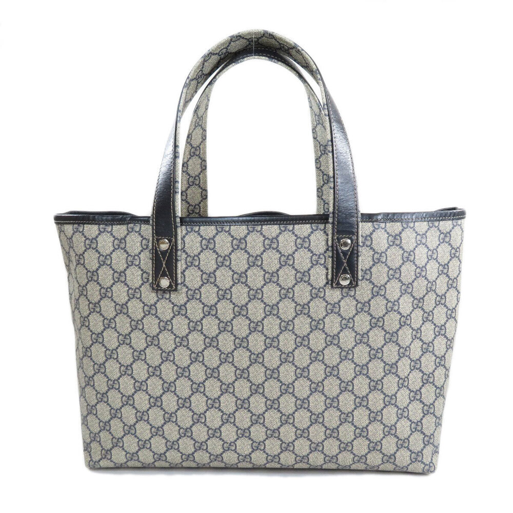 Gucci Bag Shoulder Canvas Bag Tote Brown GG Supreme